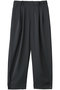 tuck hem cocoon PT パンツ ミズイロインド/mizuiro ind gray