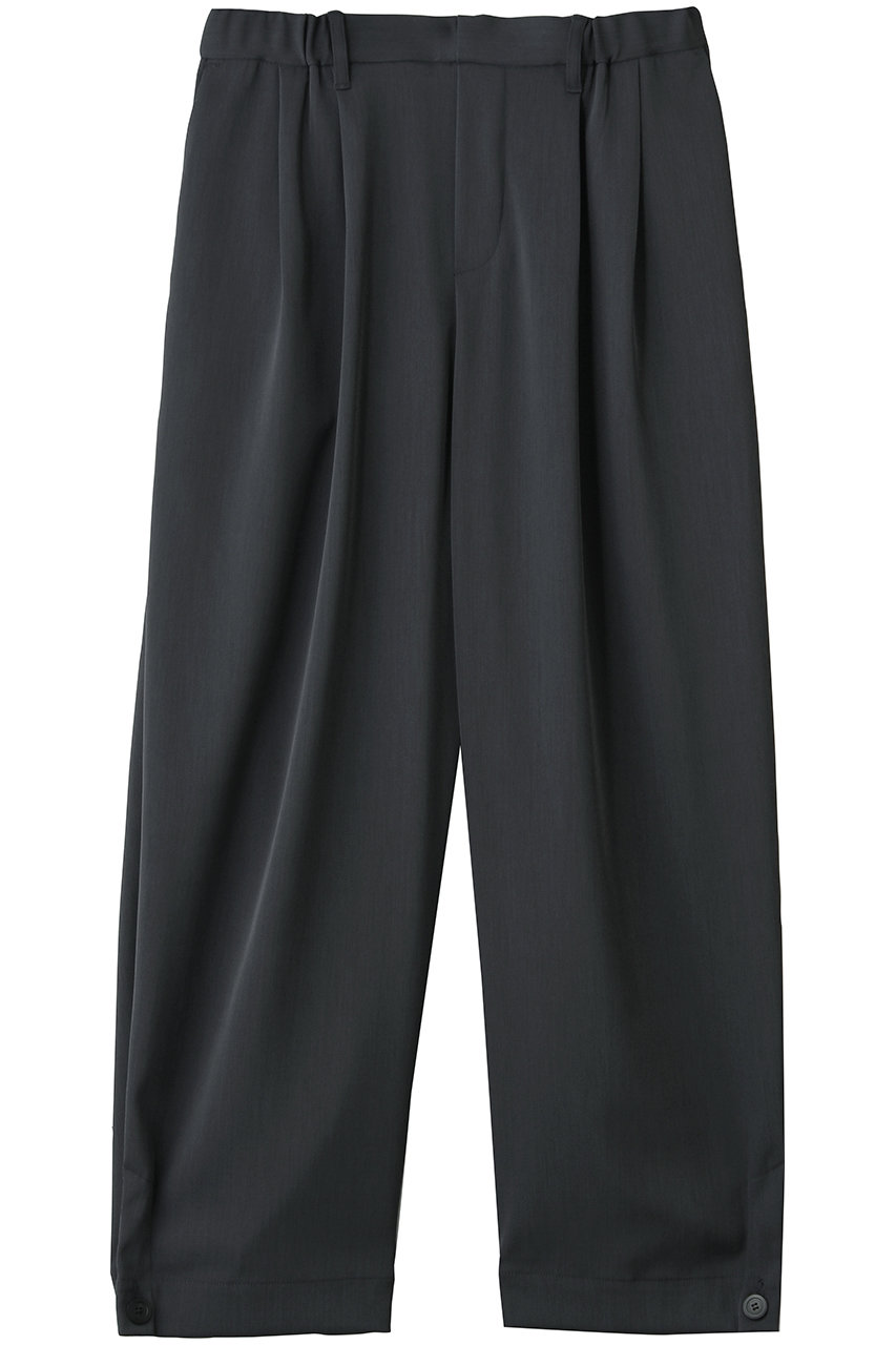 ミズイロインド/mizuiro indのtuck hem cocoon PT パンツ(gray/2-260103)