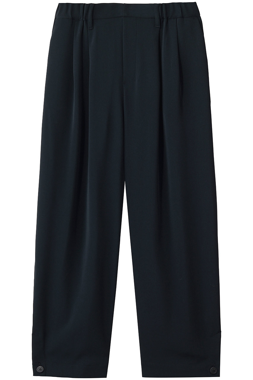 ミズイロインド/mizuiro indのtuck hem cocoon PT パンツ(navyA/2-260103)