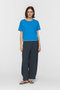 tuck hem cocoon PT パンツ ミズイロインド/mizuiro ind