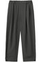 tuck hem cocoon PT パンツ ミズイロインド/mizuiro ind grayA