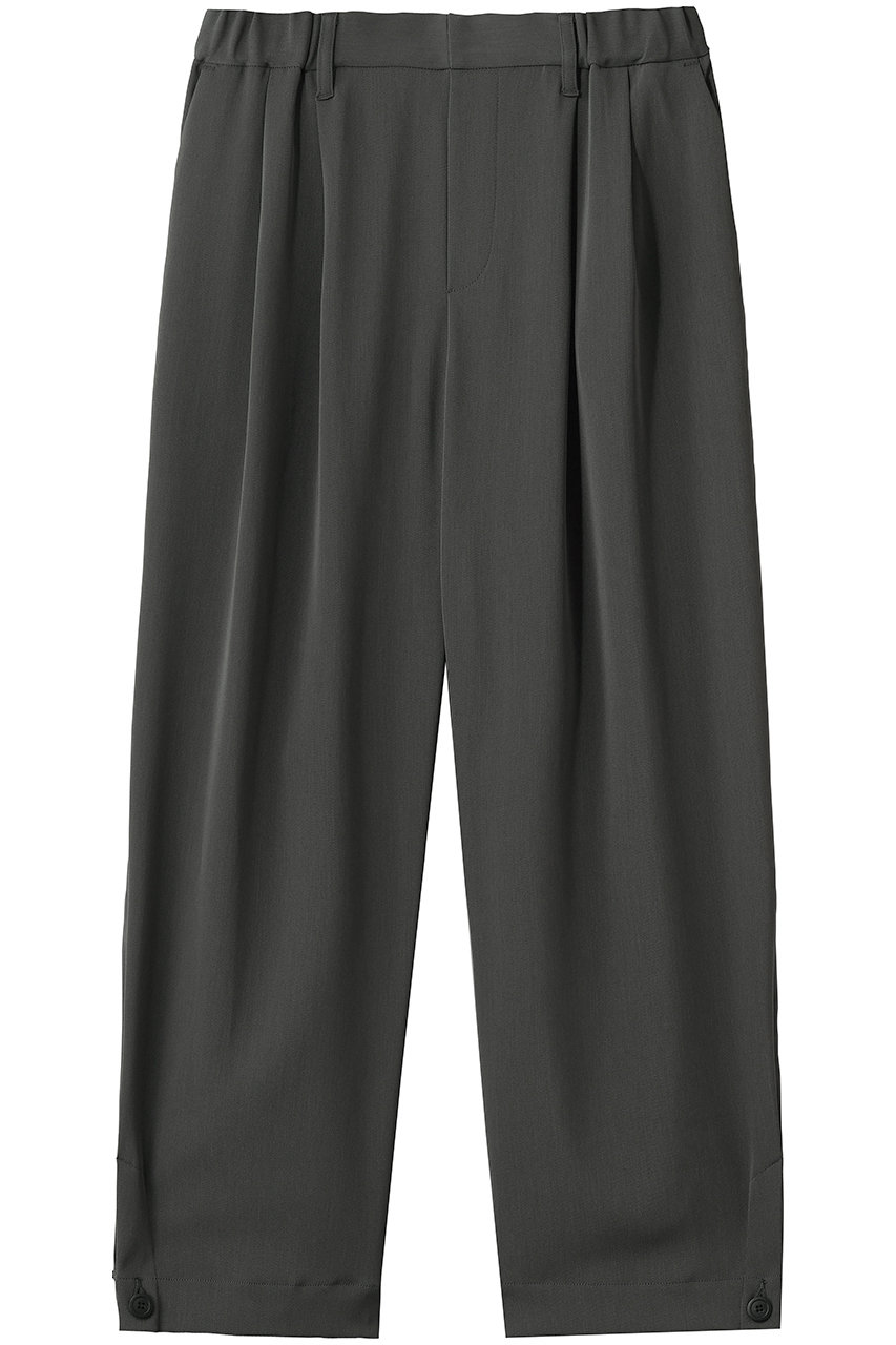 ミズイロインド/mizuiro indのtuck hem cocoon PT パンツ(grayA/2-260103)