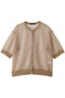 sheer compact C/D カーディガン ミズイロインド/mizuiro ind beige