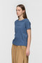 crew neck T Tシャツ ミズイロインド/mizuiro ind