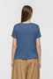 crew neck T Tシャツ ミズイロインド/mizuiro ind