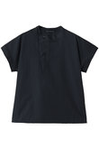 cotton linen asymmetry  collar shirt シャツ