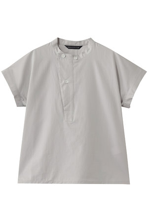 ミズイロインド/mizuiro indのcotton linen asymmetry  collar shirt シャツ(110400/110402)