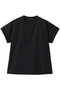 cotton linen asymmetry  collar shirt シャツ ミズイロインド/mizuiro ind black