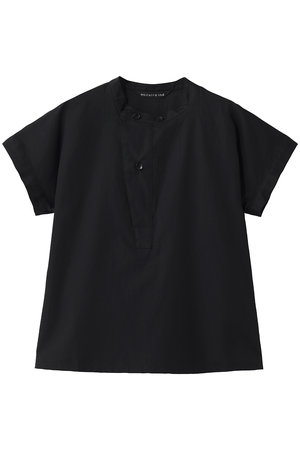 ミズイロインド/mizuiro indのcotton linen asymmetry  collar shirt シャツ(110400/110402)