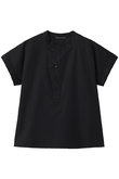 cotton linen asymmetry  collar shirt シャツ