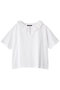 frill collar skipper  T shirt シャツ ミズイロインド/mizuiro ind off white