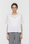 frill collar skipper  T shirt シャツ ミズイロインド/mizuiro ind