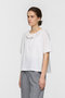 frill collar skipper  T shirt シャツ ミズイロインド/mizuiro ind