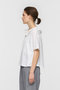 frill collar skipper  T shirt シャツ ミズイロインド/mizuiro ind