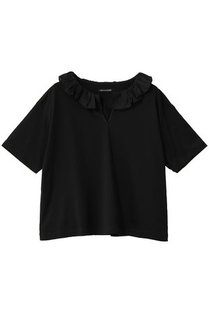 ミズイロインド/mizuiro indのfrill collar skipper  T shirt シャツ(110400/110402)