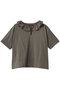 frill collar skipper  T shirt シャツ ミズイロインド/mizuiro ind grayA