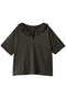 frill collar skipper  T shirt シャツ ミズイロインド/mizuiro ind gray