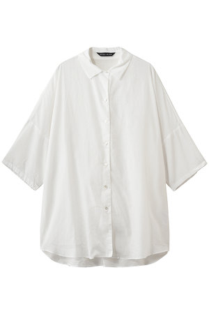 ミズイロインド/mizuiro indのhalf slv wide shirt シャツ(110400/110402)