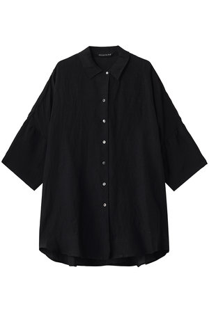 ミズイロインド/mizuiro indのhalf slv wide shirt シャツ(110400/110402)