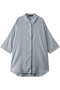 half slv wide shirt シャツ ミズイロインド/mizuiro ind l.blue