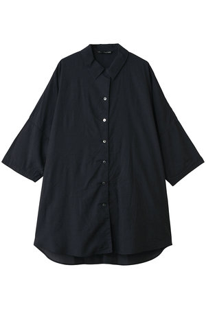 ミズイロインド/mizuiro indのhalf slv wide shirt シャツ(110400/110402)