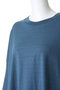 crew neck wide tunic チュニック ミズイロインド/mizuiro ind