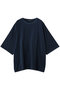 crew neck wide tunic チュニック ミズイロインド/mizuiro ind navy