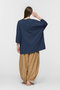 crew neck wide tunic チュニック ミズイロインド/mizuiro ind