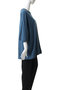 crew neck wide tunic チュニック ミズイロインド/mizuiro ind