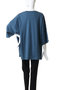 crew neck wide tunic チュニック ミズイロインド/mizuiro ind