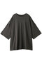 crew neck wide tunic チュニック ミズイロインド/mizuiro ind gray