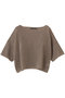 crew neck wide P/O プルオーバー ミズイロインド/mizuiro ind beige