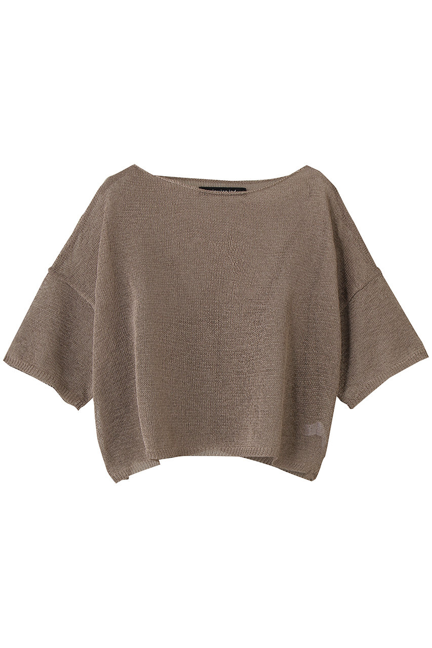 ミズイロインド/mizuiro indのcrew neck wide P/O プルオーバー(beige/2-220044)