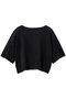 crew neck wide P/O プルオーバー ミズイロインド/mizuiro ind black