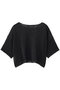 crew neck wide P/O プルオーバー ミズイロインド/mizuiro ind blackA