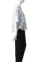 flower print half slv shirt シャツ ミズイロインド/mizuiro ind