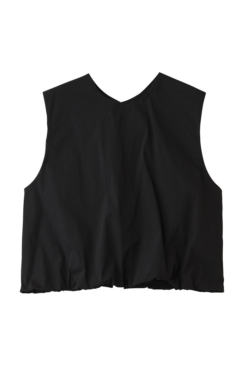ミズイロインド/mizuiro indのballon hem N/S P/O プルオーバー(black/2-230139)