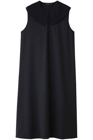 ミズイロインド/mizuiro indのpleats collar N/S OP ワンピース(110500/110503)