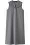 pleats collar N/S OP ワンピース ミズイロインド/mizuiro ind gray