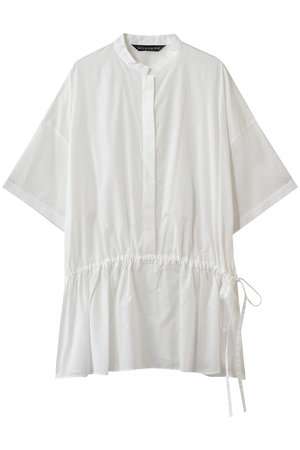 ミズイロインド/mizuiro indのwaist gather P/O shirt シャツ(110400/110402)