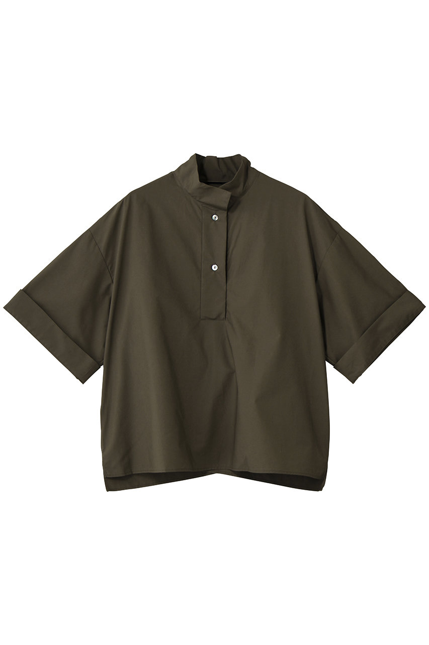 ミズイロインド/mizuiro indのoblong collar  P/O shirt シャツ(c.gray/2-230121)