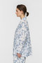 flower print wide shirt JK ジャケット ミズイロインド/mizuiro ind