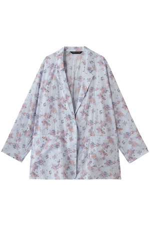 ミズイロインド/mizuiro indのflower print wide shirt JK ジャケット(110800/110801)
