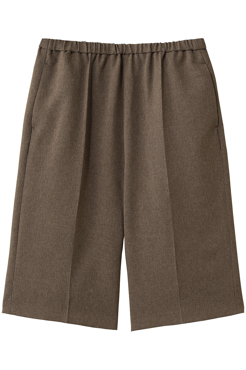 ミズイロインド/mizuiro indのcenter press short PT パンツ(brown/2-260114)