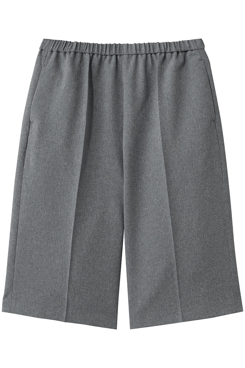ミズイロインド/mizuiro indのcenter press short PT パンツ(gray/2-260114)