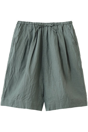ミズイロインド/mizuiro indのlinen wide half PT パンツ(110600/110603)