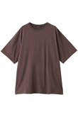 crew neck wide T Tシャツ