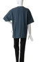 crew neck wide T Tシャツ ミズイロインド/mizuiro ind