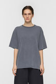 crew neck wide T Tシャツ