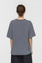 crew neck wide T Tシャツ ミズイロインド/mizuiro ind